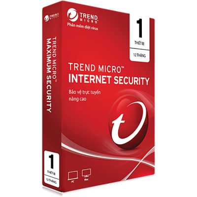 Phần Mềm Diệt Virus Trend Micro Internet Security 16 2020 (1 PC / 1 Year)